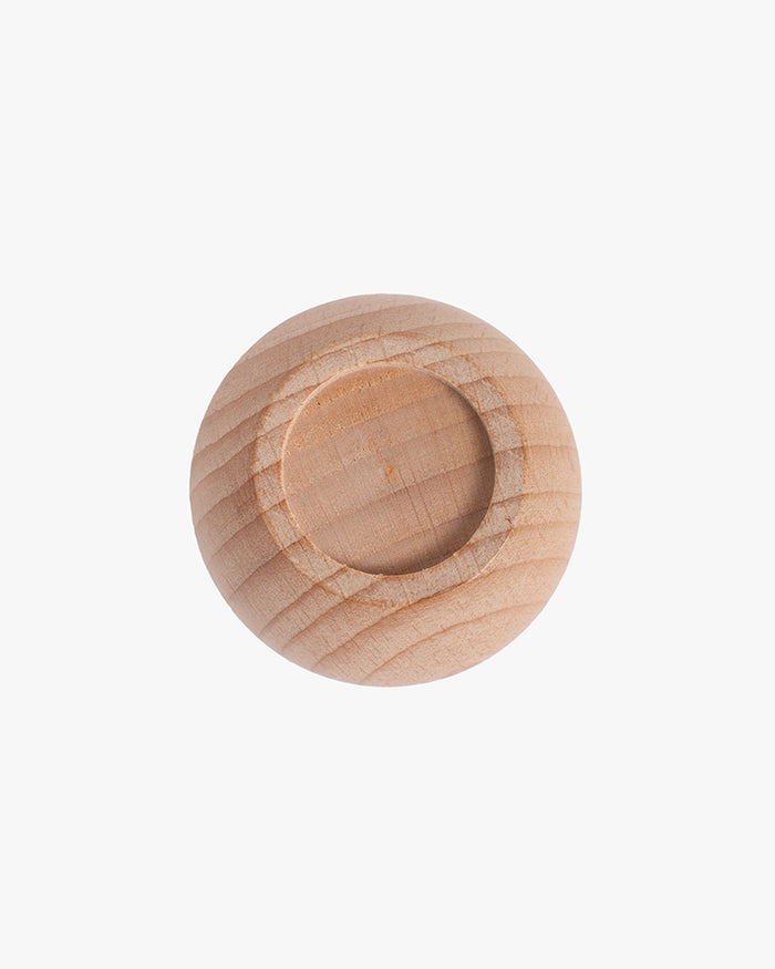 Hiro, Pin Cushion with Wooden Base, Peach