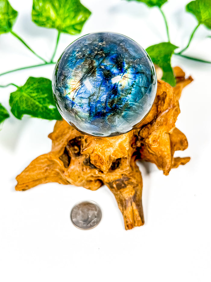 Labradorite Sphere (35E)