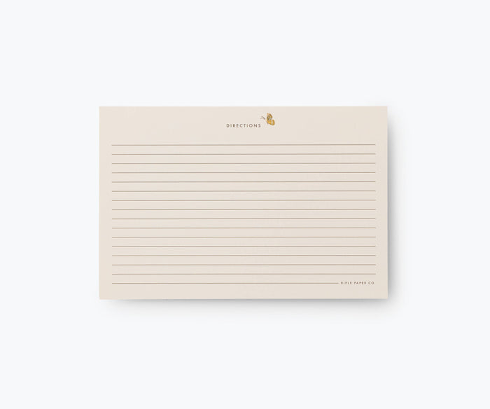 Mayfair Recipe Card Pack of 12