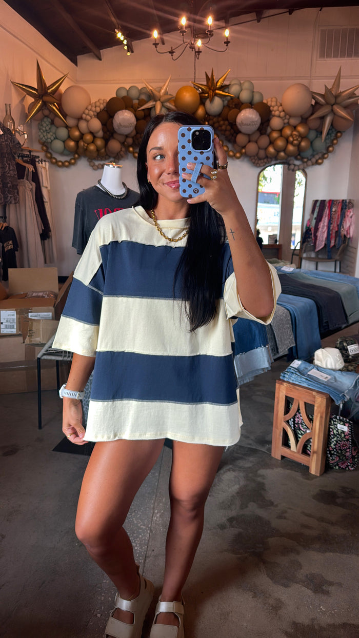 Pineapple Navy Short Sleeve