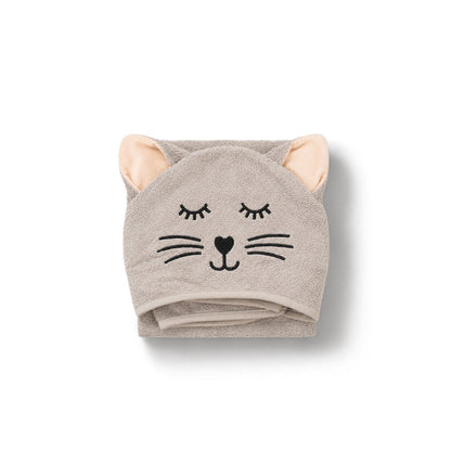 100% Bamboo Hooded Towel - Kitten