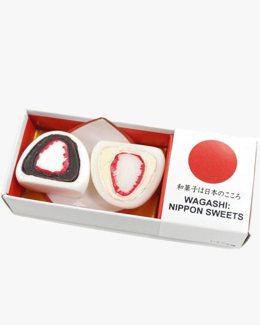 2 Magnet Set, Arutha, Wagashi Series, Ichigo Daifuku