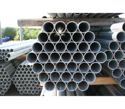 2" x .120 x 6' CR40 Commercial Galvanized Pipe for Chain Link Fences