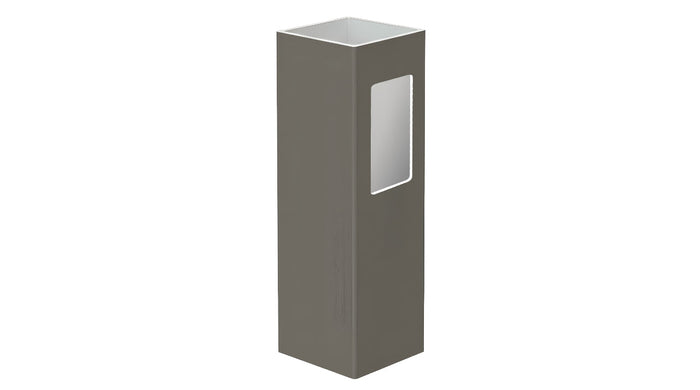 4" x 4" x 60" x .135 End Post For Vinyl Fences (AFC-16)