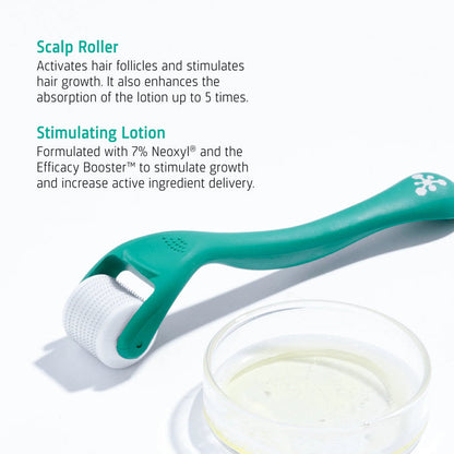 4x Neofollics lotion + free scalp roller