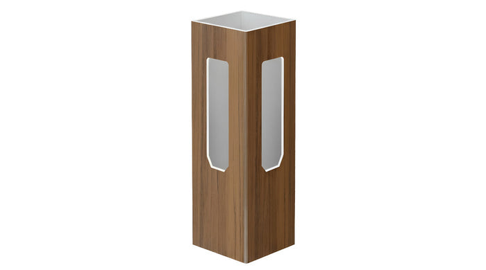 5" x 5" x 72" x .150 Corner Post For Vinyl Fences (AFC-001)