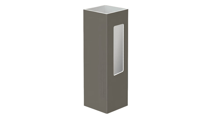 5" x 5" x 84" x .150 End Post For Vinyl Fences (AFC-006)