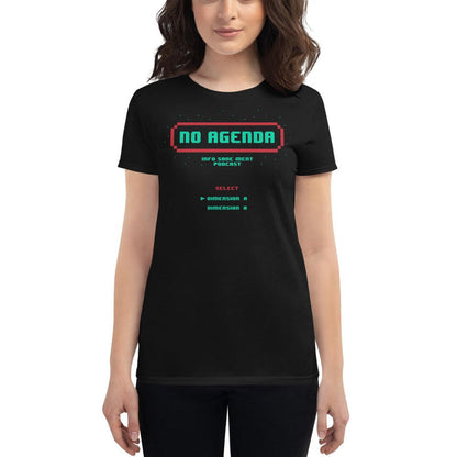 8-BIT NO AGENDA - womens tee
