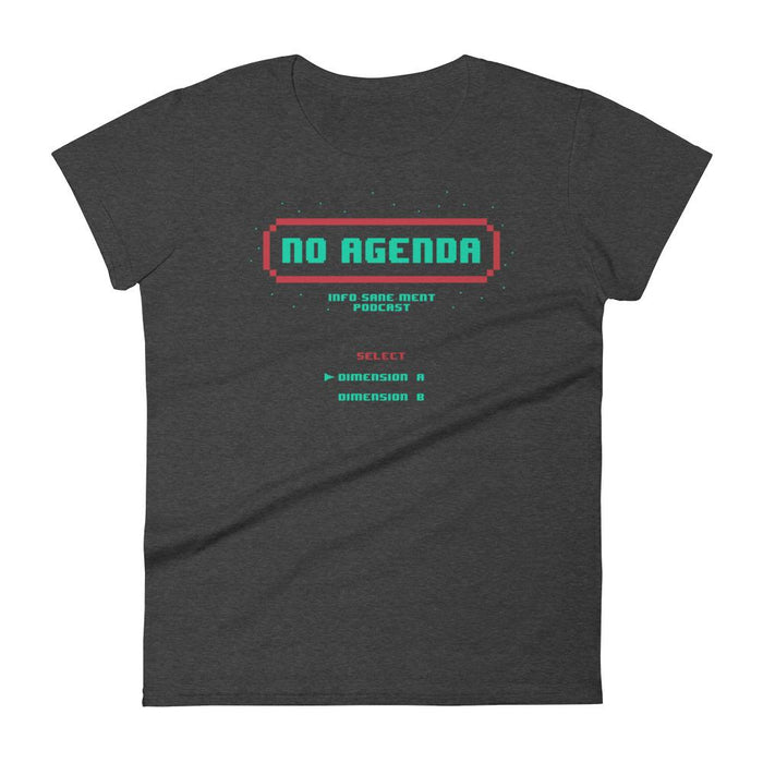 8-BIT NO AGENDA - womens tee