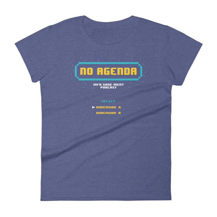 8-BIT NO AGENDA - womens tee