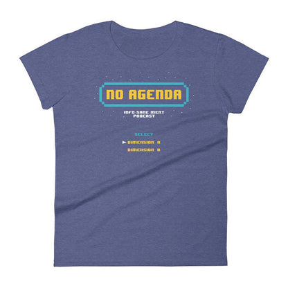 8-BIT NO AGENDA - womens tee