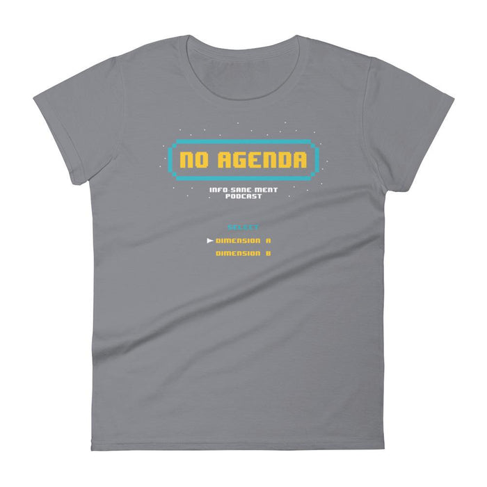8-BIT NO AGENDA - womens tee