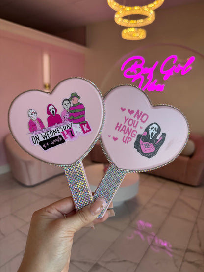 Bling Heart Horror Mirrors🩷