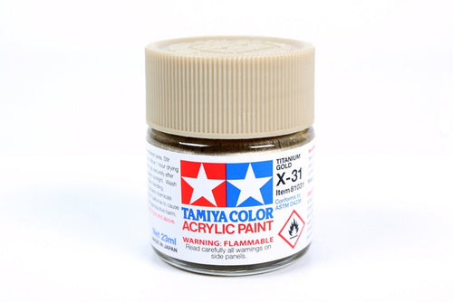 Acrylic X-31 Titanium Gold 23ml