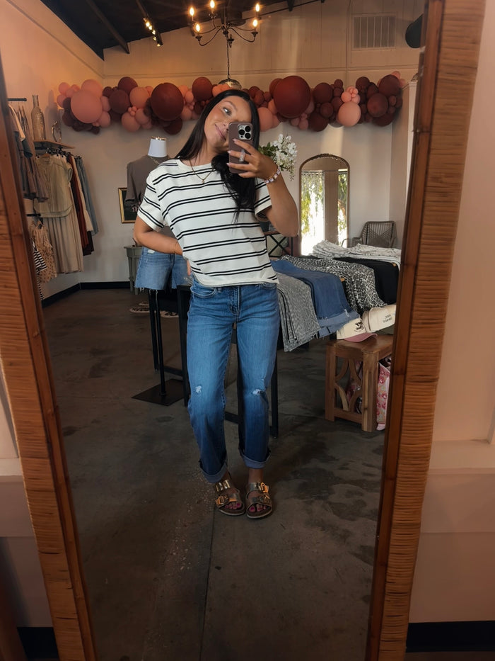 Aileeah Slim Wide Jeans