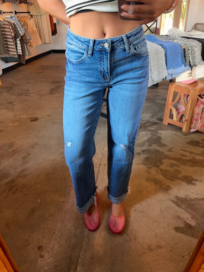 Aileeah Slim Wide Jeans