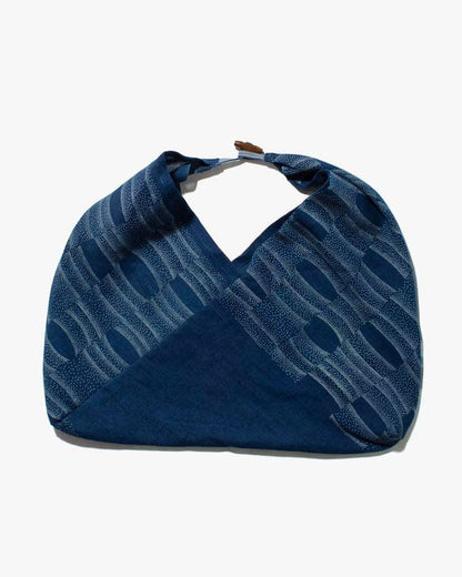 Aizawa Indigo Tsuno Bag, Tachiwaku Dots