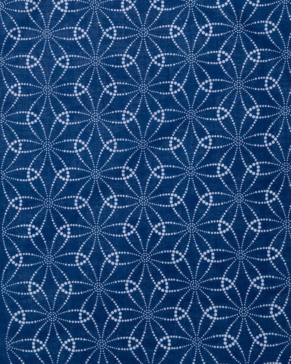 Aizawa Lightweight Indigo Bandana, Shippou Dots