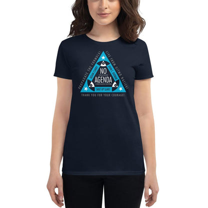 ALL SEEING NO AGENDA - womens tee
