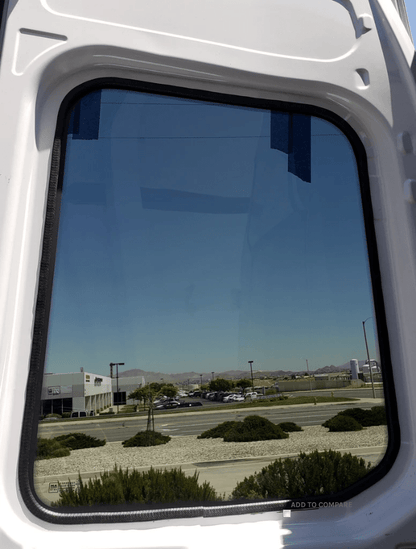 Ford Transit 2015+ Driver Side Rear Cargo Door Window - Campervan HQ ( Interior View ) - Campervan HQ
