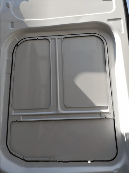 Ford Transit 2015+ Passenger Side Rear Cargo Door Window ( Factory Cutout ) - Campervan HQ