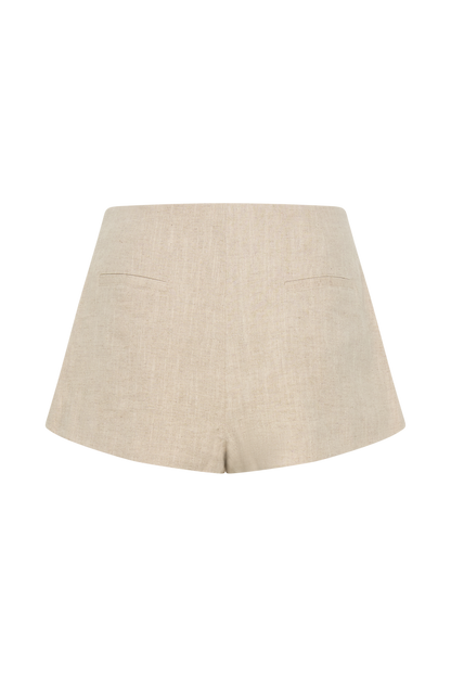 Anahita Linen Short - Natural