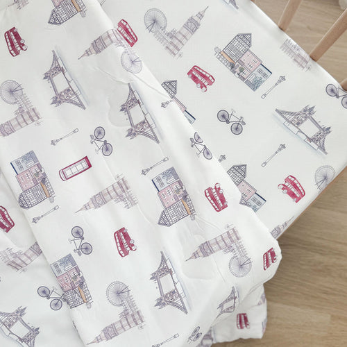 Bamboo Baby Duvet - London Dream