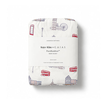 Bamboo Baby Duvet - London Dream