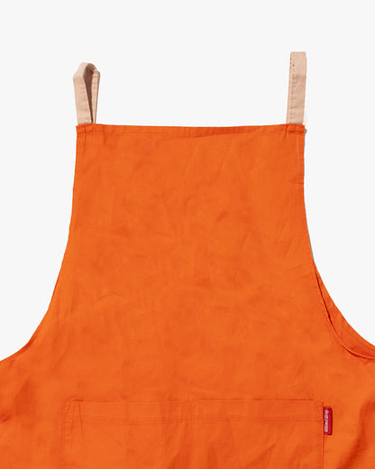 Bisque Whimsy Long Wrap Apron - Orange