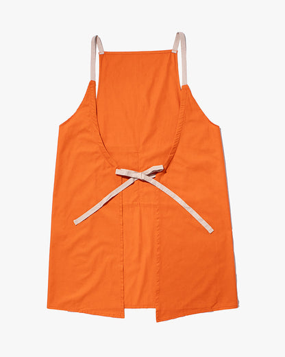 Bisque Whimsy Long Wrap Apron - Orange