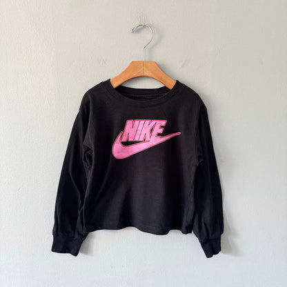 Nike / Black x pink long sleeve / 5-6Y
