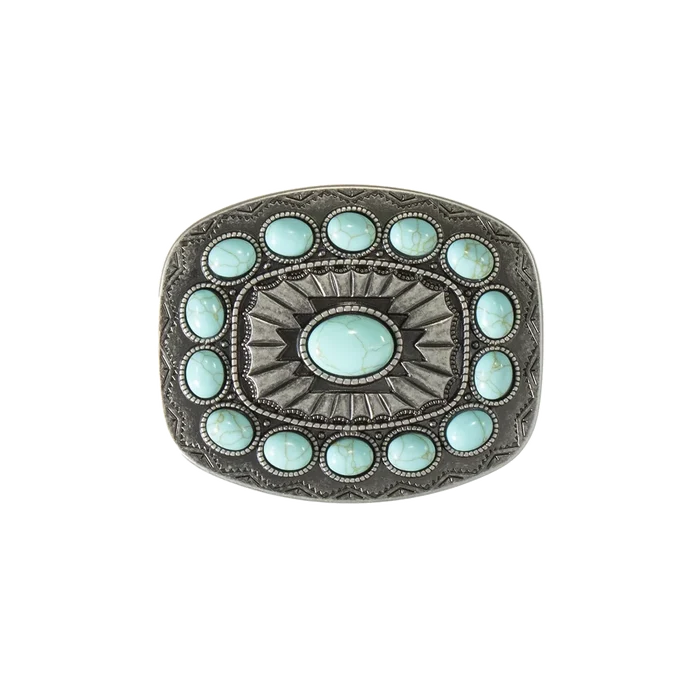 Blazin Roxx Turquoise Stone Belt Buckle