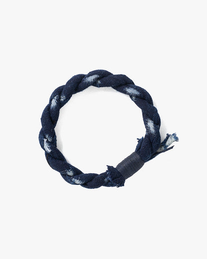 Boet x Kiriko Bracelet, Indigo with Light Blue Details
