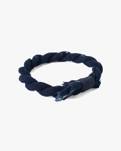 Boet x Kiriko Bracelet, Indigo with Light Blue Details
