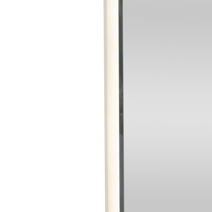 Bowen Arch LED Vanity Mirror Silver 60x80cm