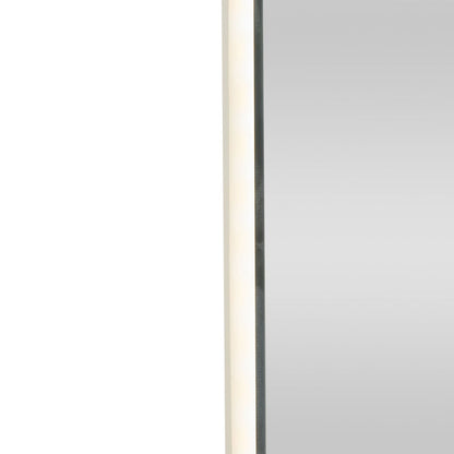Bowen Arch LED Vanity Mirror Silver 60x80cm