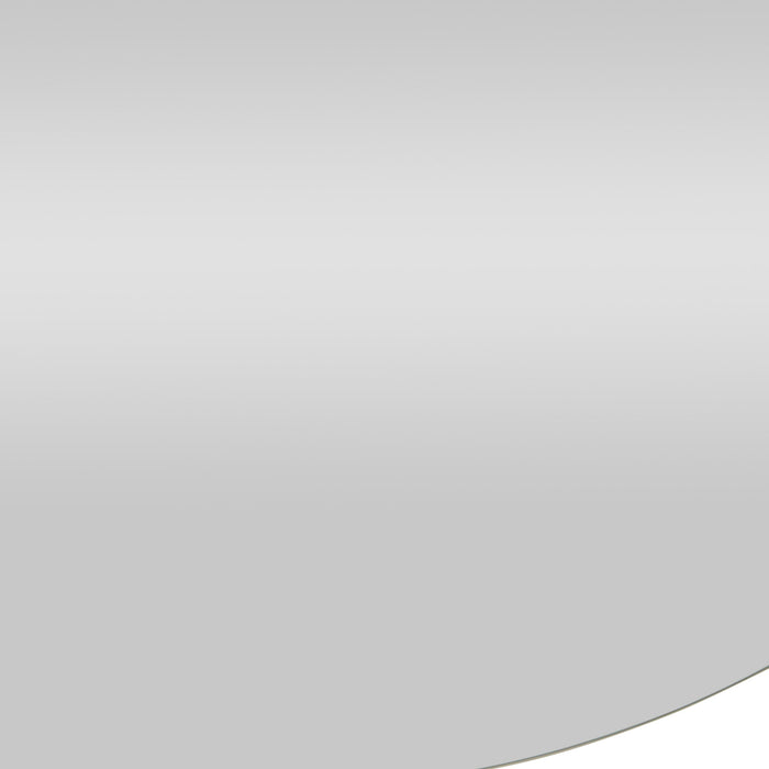 Bowen Round LED Vanity Mirror Silver 90cm