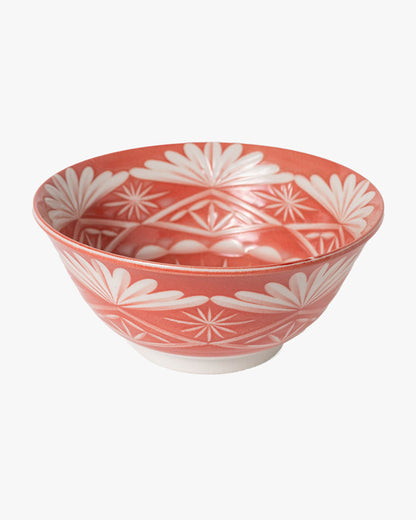 Bowl, Ichiyama, Set of 2 with Chopsticks, Edo Kiriko Style