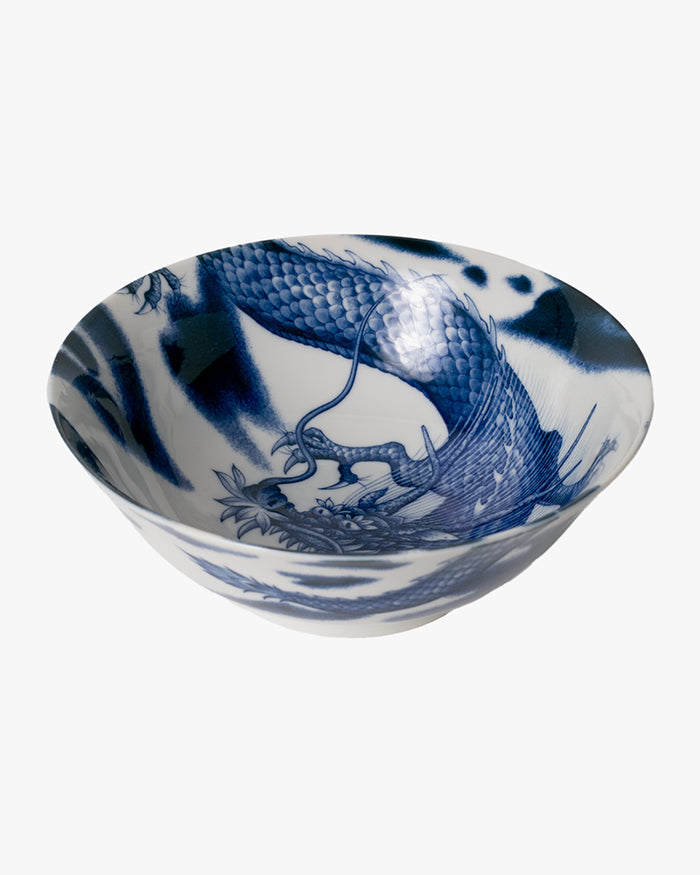 Bowl, Ichiyama, Set of 2 with Spoons, Dragon
