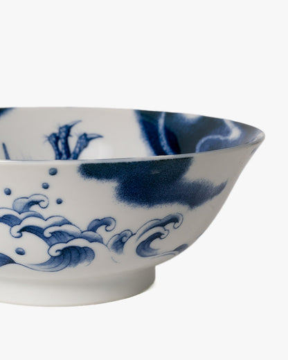 Bowl, Ichiyama, Set of 2 with Spoons, Dragon