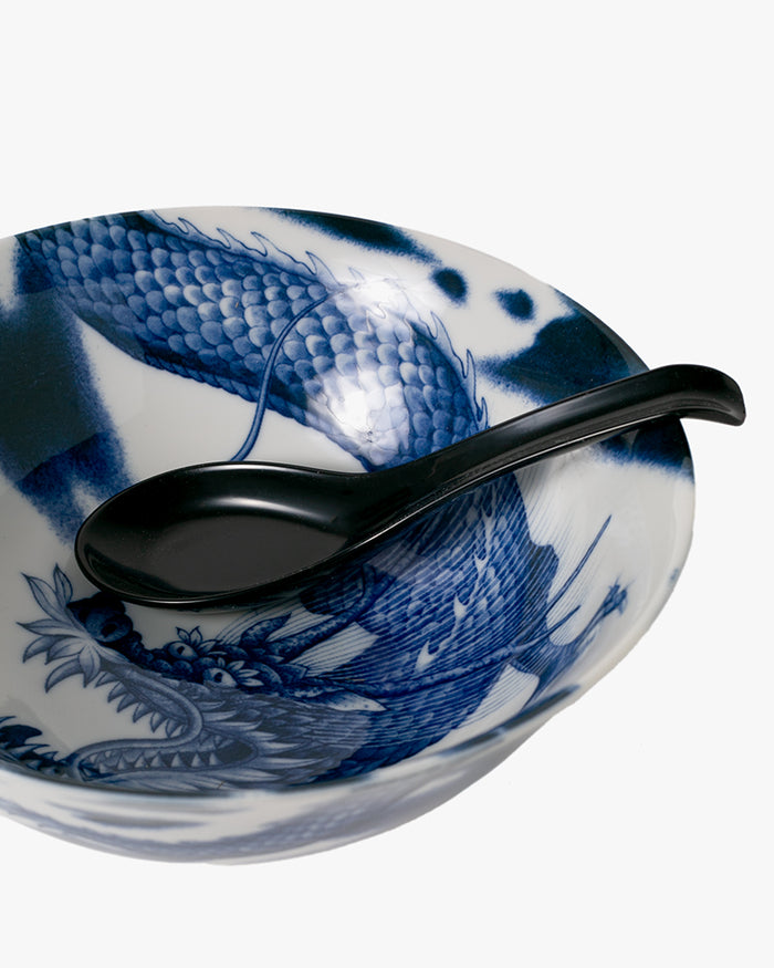 Bowl, Ichiyama, Set of 2 with Spoons, Dragon