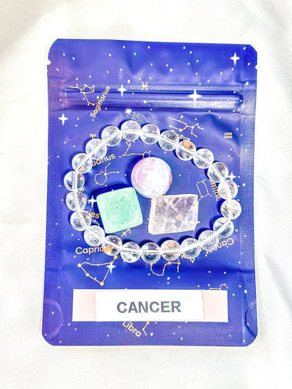 Cancer - Zodiac Crystal Set