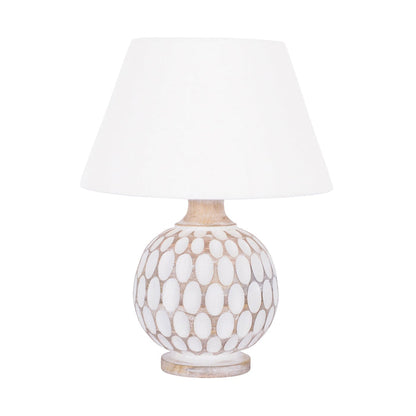Caspar Wooden Table Lamp 38cm