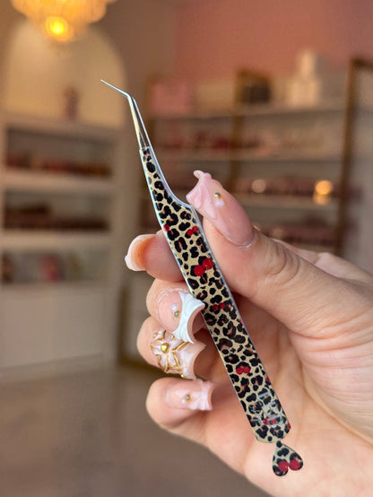Cheetah Cherry Tweezer