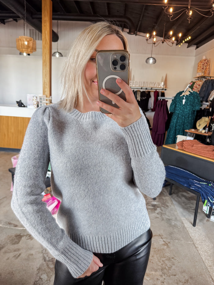 Chic Habits Grey Sweater