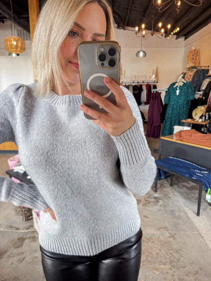 Chic Habits Grey Sweater