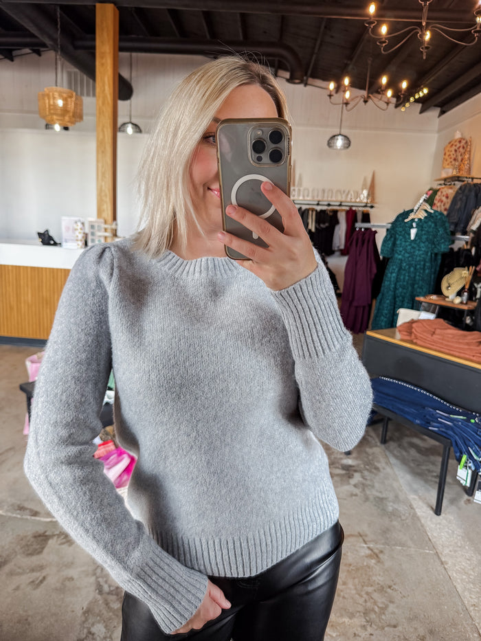 Chic Habits Grey Sweater