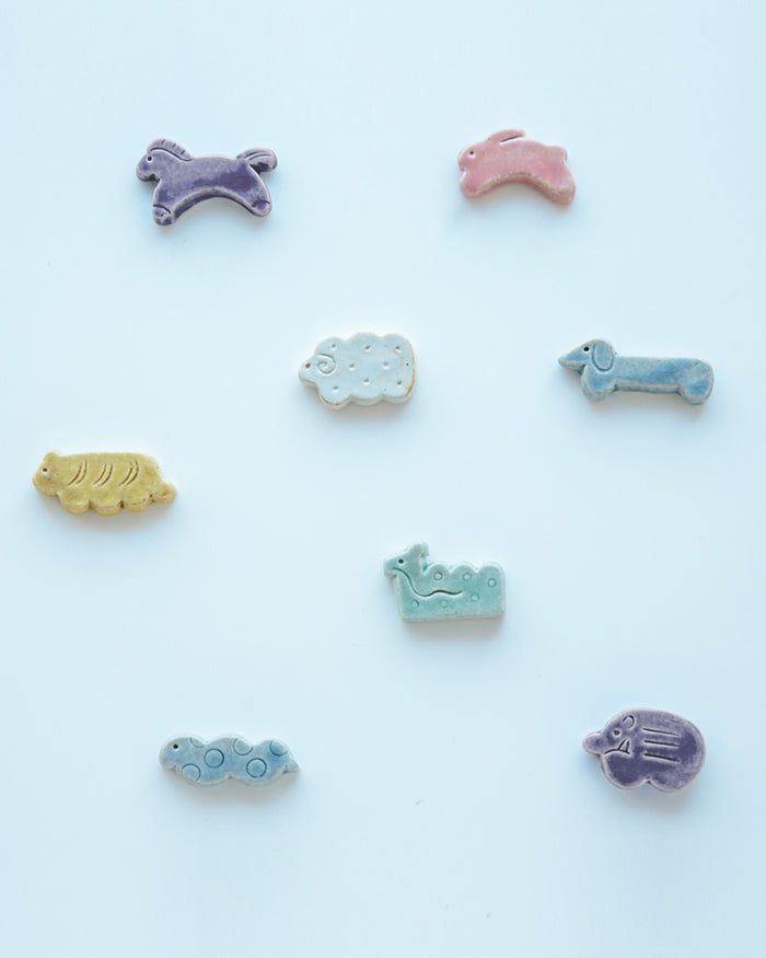 Chopstick Rest, Bisque, Chinese Zodiac Series