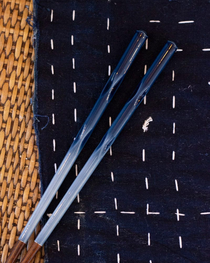 Chopsticks, Kawai, Fit, Blue Gradient
