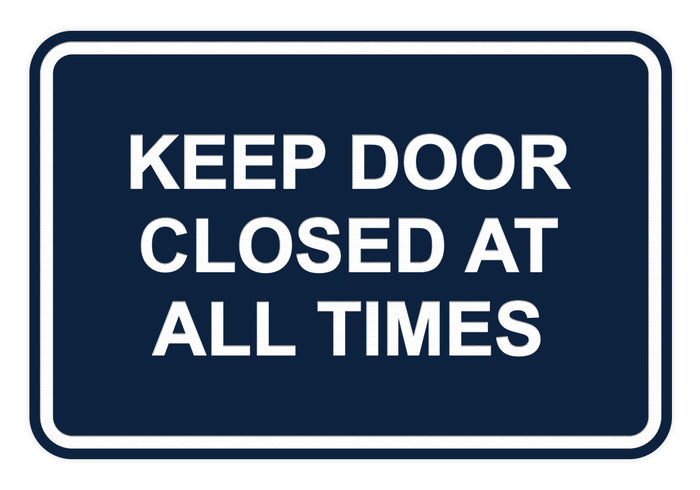 Small (4" x 6") / Navy Blue / White